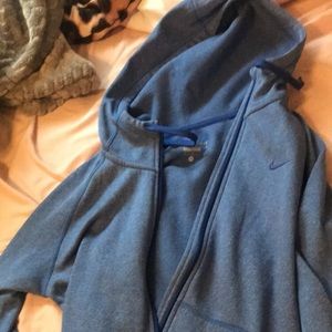 Blue Nike Hooded Jacket